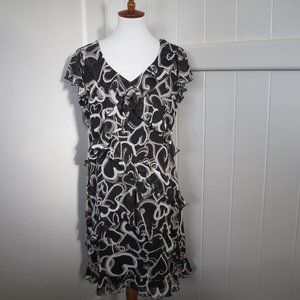 Nine West | Whimsical Heart Ruffle Dress